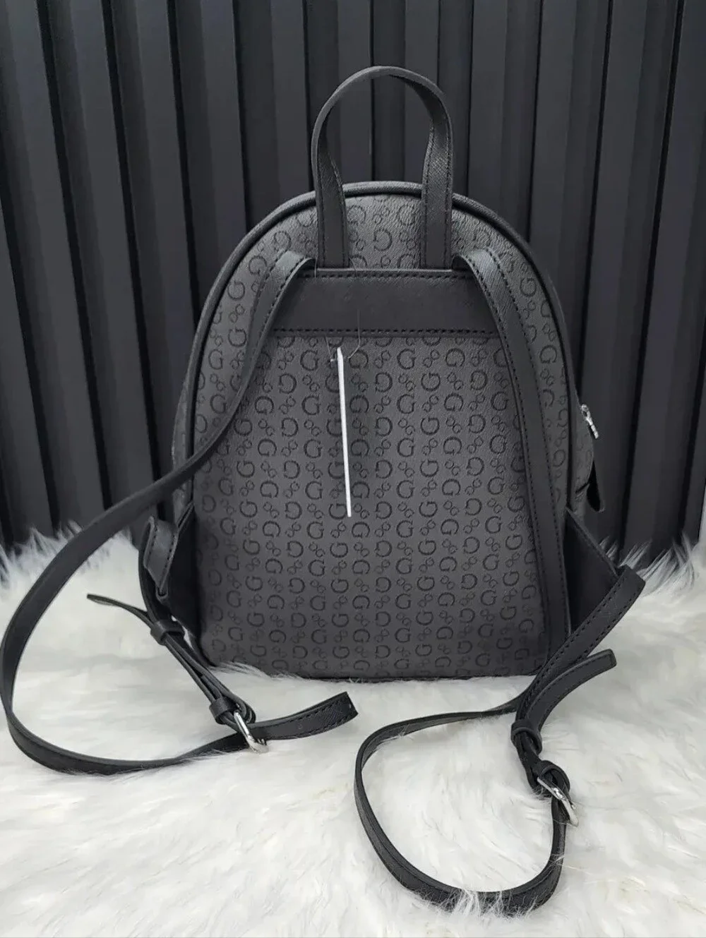 GUESS Grey Logo Backpack for Men